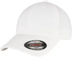 Urban Classics - Alpha Shape Flexfit pet - S/M - Wit