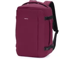 SnelShoppen - ECOHUB Ryanair Easyjet Cabin Luggage Backpack - Waterdichte Laptop Rugzak - PET Gerecycled Onderstoel Rugzak - Handbagage Backpack voor
