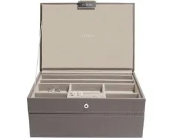 STACKERS MINK - Sieradendoos - Juwelendoos - Sieradenhouder - Sieraden Organizer - 2-set