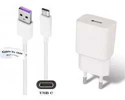 OneOne 2A lader + 1,5m standaard USB C kabel. Universele oplader adapter past op Boox (ONYX) eReader Note 4 / 5, Note Air 2 / 2+, Nova 3 Color, Nova Air C, Poke 3 / 3 SE, Poke 4 Lite,