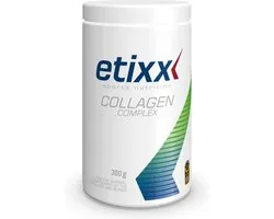 Complexe de collagène Etixx - Nutrition Sports - Suppléments - 300 grammes - Goût neutre - Vitamine C - Peptides de collagène 10G - Combinaison de Tendoforte et Fortigel