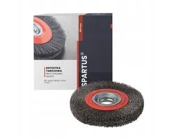 Spartus Staal Draad Borstel Schijf 150mm 0.3mm Golvend voor Haakse Slijper