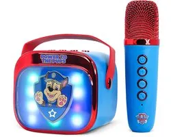 Pat Patrouille Paw Patrol - karaoke set voor kinderen - draadloze microfoon en speaker - met lichteffecten en stemeffecten