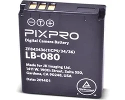 Kodak LB-080 oplaadbare batterij/accu Lithium-Ion (Li-Ion) 1250 mAh 3,6 V