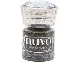 Nuvo Christmas Magic Embossing Powders Carbon Sparkle