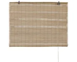 Bamboe rolgordijn Lena - Bruin - 150 x 160 cm - Bamelle