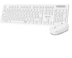 Keyboard and Wireless Mouse Subblim BUSINESS SLIM White