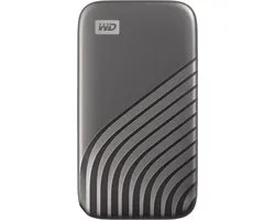 WD My Passport™ SSD 500GB, Space Grey, 1050MB/s Read, 1000MB/s Write, PC & Mac Compatible