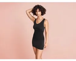 ESMARA® Dames Corrigerende Onderjurk | Shapewear Dames | Soft Shaping | Naadloze Shapewear | Corrigerend Ondergoed | Zwart | Large | Shaping Onderjurk | Corrigerende Jurk | Onderjurk Dames | LYCRA® | Comfortabele Pasvorm| Maat 44/46