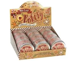 Bougie Parfumée Christmas Gingerbread Bakery en Boîte – Bougie Parfumée en Boîte avec Parfum Pain d'Épices – Bougie de Noël 25 heures – Parfum Hivernal & Ambiance Cosy – Cadeau Perfect pour les Fêtes