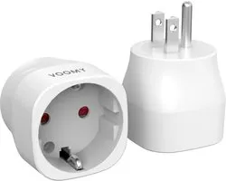 Voomy Travel Plug US 2x Pack - Travel Plug Type B