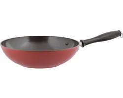 Sambonet Vintage Spadella Wok Pan - Aluminium - Ø28cm - Rouge