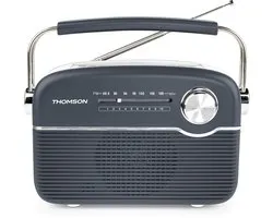 Thomson Radio Bluetooth recharge solaire Grise