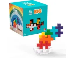 Plus-Plus BIG Rainbow Mix 100 delige bouwset – 4354 – Bouwspeelgoed voor kinderen vanaf 1 jaar – Constructiespeelgoed – Set met bouwstenen