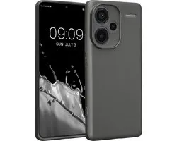 kwmobile metallic telefoonhoesje van TPU - geschikt voor Xiaomi Redmi Note 13 Pro Plus 5G - Flexible case voor smartphone - In metallic grijs