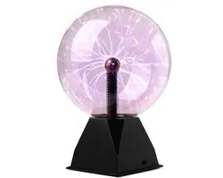 Plasma bol - BeamZ plasmabol 20cm - Magische krasvaste plasma bal met bliksems - Super gaaf effect!
