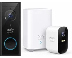 Sonnette vidéo Eufy by Anker + EufyCam 2C - Y compris HomeBase 2 - Bundle