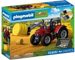PLAYMOBIL® Grote tractor met hooibalen - P-72305