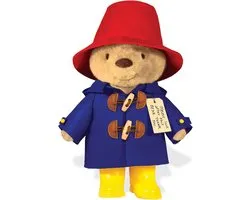 Paddington Bear pluche pop 25 cm - knuffel voor kinderen vanaf 12 maanden