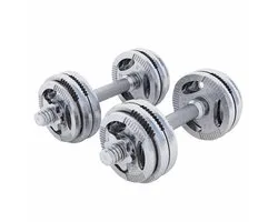 Gorilla Sports Dumbellset - Halterset - Gripper Gietijzer - 30 kg