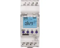 Theben 1700130 SELEKTA 170 top3 1-kanaals astro-timer met app-programmering, timer, astro schakelklok, schakelklok met astrofunctie