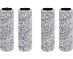 4 rouleaux de vadrouille, chiffon de vadrouille, brosse à rouleau compatible avec ECOVACS DEEBOT X11 X9 Pro Omni X8 Pro Omni T80 OMNI T80 Pro Omni T80S et Yeedi S14 Plus
