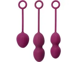 Svakom Vaginale Ballen - Roterende Kernen - Paars - Set van 3
