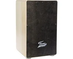 Fame Cajon "zwart Birch", berk - Cajon