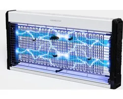 Hikemeister ® Elektrische UV insectendoder -vliegenlamp - insectenlamp – muggenlamp - fruitvliegjes muggen – wespen - motten – elektrische verdelger voor binnen . UV Muggen-vliegenlamp 2900V aluminium USB kabel van 1.5 meter USB-C