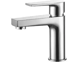 Wastafelkraan - Wastafelmengkraan - Versanix Sinpy - Opbouw - Rond - Chroom