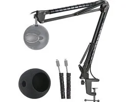 bras de microphone / Microphone Boom Arm Mic Stand Adjustable / Microphone Boom Arm Mic Stand Adjustable - pied de microphone