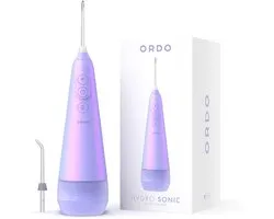 Ordo Hydro Sonic Flosapparaat Pearl Violet - Draadloze Waterflosser - Elektrische Mondverzorging voor Mondhygiëne