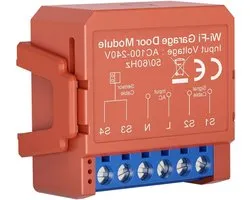 Eacam Spraakgestuurde Garagedeuropener, Slimme Wifi-afstandsbediening Compatibel met Spraakassistent, Timerfunctie, Gebeurtenislogboek voor Domotica, met Smart Life-app
