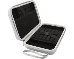 Étui de fléchettes blanc pour 12 fléchettes – Étui rigide en EVA avec espace de rangement pour pointes, shafts et ailerons – Organisateur portable avec fermeture Éclair pour la protection – Accessoires de fléchettes pour hommes et femmes
