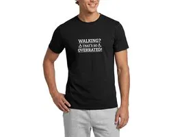 Rolstoel Humor Walking That's So Overrated T-Shirt Heren