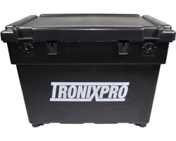 Zitkist - Tronixpro - Big Beach seat Box - Zwart - Zeeviskist