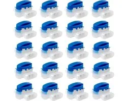 20 Pieces Robot Lawnmower Cable Connectors Waterproof Cable Clamp with Gel Padding for Robotic Lawnmower Garden - ShopVlot