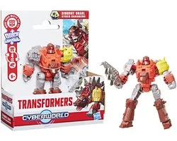 Transformers CYBERWORLD Dinobot Snarl Cyber Changers - Actiefiguur