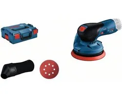 Bosch Professional GEX 12V-125 Accu Excenterschuurmachine 12V Basic Body in L-Boxx - 0601372100