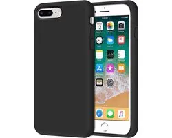 Etui en Silicone pour iPhone 7 Plus - Noir - Noir