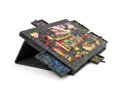 Homeblend Puzzeltafel - 1500 Stukjes - 6 Lades - Vilt - Met Deksel
