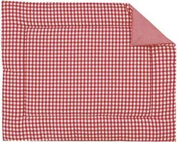 BINK Bedding Boxkleed Stof BB Rood 80 x 100 cm - vulling fiberfill 400 grams - speelkleed - parklegger - katoen - ruiten - Vichy - boerenbont - rood - wit - tweezijdig