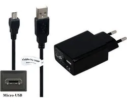OneOne 3A lader + 2,5m extra sterke Micro USB kabel. TUV / GS 100% veilig. Oplader adapter past op Nintendo console Classic Mini NES / Mini SNES. (alleen voor de Mini consoles) / Sony Playstation 4 controller / Xbox One controller