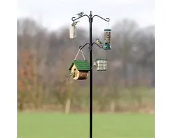 Système de poste d'alimentation Wildbird - Maison d'alimentation - 46x235 cm Noir