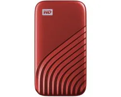 Western Digital My Passport SSD - Externe SSD - 2 TB Rood