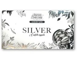 Confetti Chocolade Dragees Mulabas Zilver 500 Gram