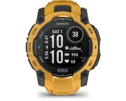 Garmin Instinct® 3 Solar – GPS Smartwatch – 50 mm – Zonne-energie – Sunburst/Geel – Limited Edition