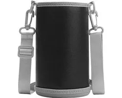 Waterfleshouder - Compatibel met YETI Rambler Bottle - 26oz/38 oz - Hydro Flask Brede Mond - 32 oz/40 oz - Owala FreeSip - Waterflessen Sling Draagtas - Houdt Fles Rechtop - Zwart.
