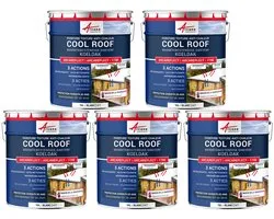 Cool Roof - Witte reflecterende dakverf tegen hitte - ARCAREFLECT - 1198