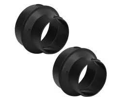 2x Parking Heater Adapter Tube 60-75MM van ABS Plastic voor Webasto en Eberspaecher Verwarmers - Perfect voor Auto en Camper